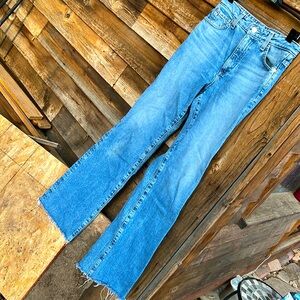Adriano Goldschmied raw hem jeans Alexis bootcut
